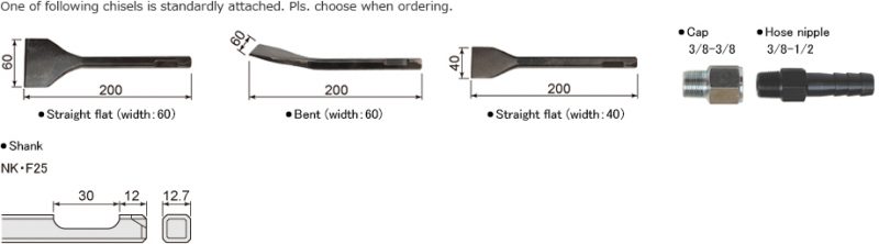 Dụng Cụ Đánh Vảy Hàn & Vết Rỉ Sét Kelen F25 4 Acessories Attachment