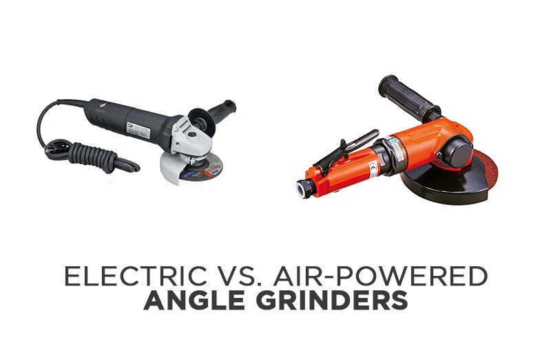 electric vs air powered angle grinders