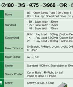 LDL Long Distance Linear Robot BE 40 Winner 10 5