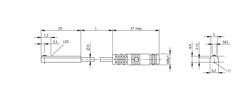 Bản vẽ kỹ thuật của BMF0070 (BMF 307K-PS-C-2-S49-00,2)