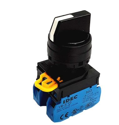 Các loại công tắc xoay | So sánh và Ứng dụng 9 Công tắc xoay 2 vị trí Idec YW1S-2E11 22mm 1NO-1NC