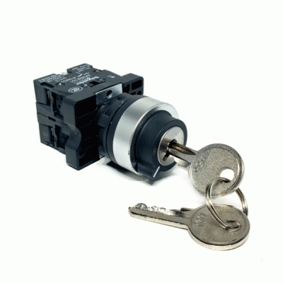 Các loại công tắc xoay | So sánh và Ứng dụng 6 Công tắc xoay 3 vị trí Schneider XA2EG03 22mm có khóa