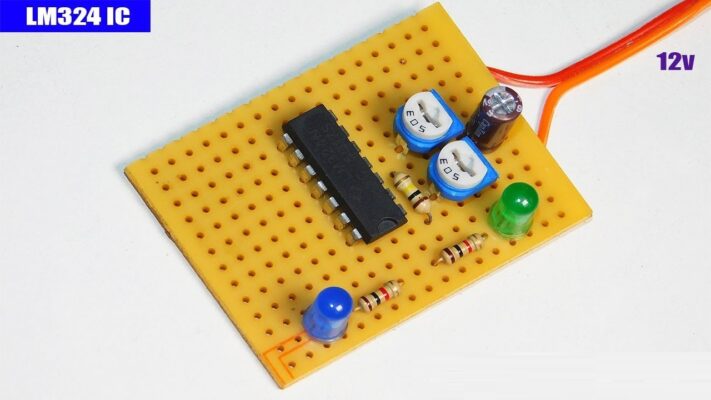 Tìm hiểu tổng quan về mạch khuếch đại IC LM324 4 Tìm hiểu tổng quan về mạch khuếch đại IC LM324