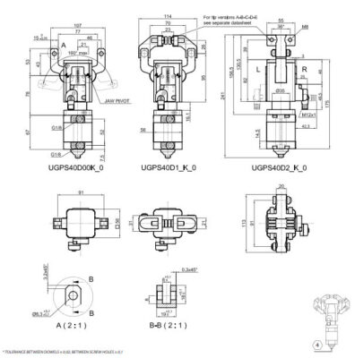 UGM40 & UGPS40D: Gripper Unit Univer Cho Mọi Ứng Dụng 20 Gripper UGPS40