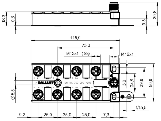 Hub Cảm Biến BNI007Z.