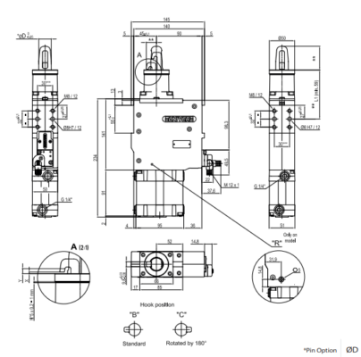 Pin Clamp USS63 Univer 3 Pin Clamp