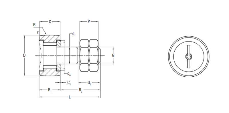 Con trượt cam GCL52EESW