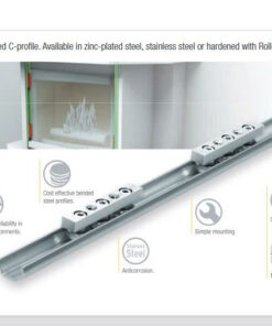 Thanh ray (X-Rail) TES30 và con trượt TES30