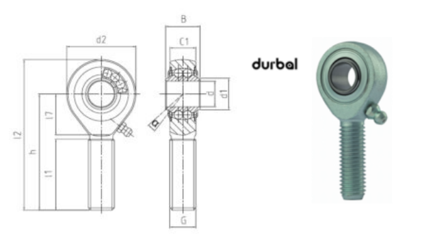 Bạc đạn mắt trâu BRM08-00-501