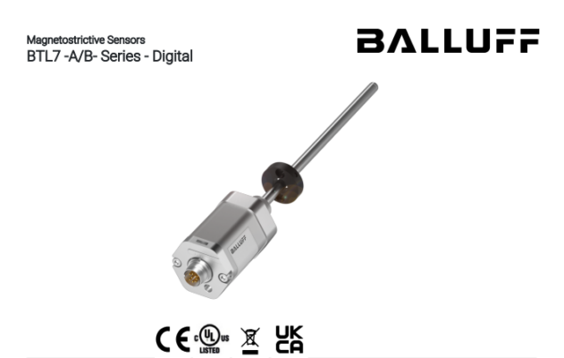 Cảm Biến Vị Trí Balluff BTL167T, BTL017A và BTL12NM 2 BTL017A (BTL7-P511-M0500-B-S23)