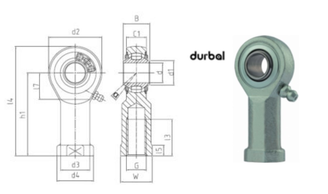 Bạc đạn Durbal BRTF 10-00-502