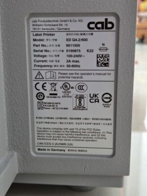 CAB XD Q4.2 600