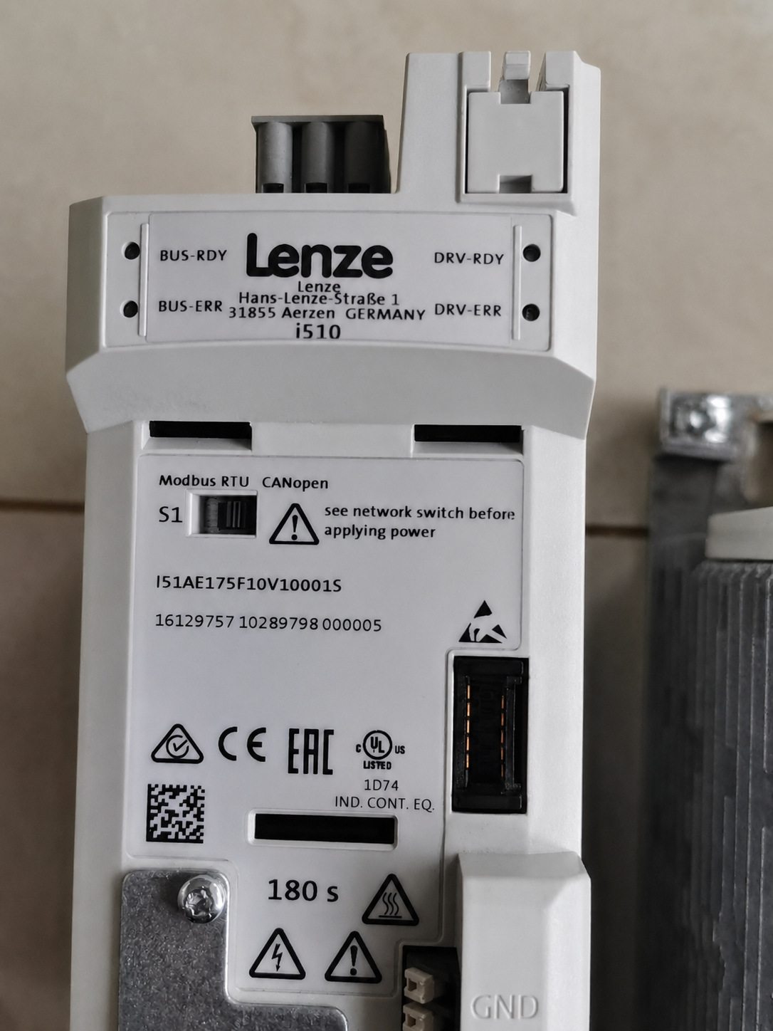 Biến tần I51AE175F10V10001S