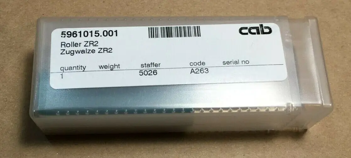 Con Lăn Kéo CAB: 5961015.001, 5961298.001, 5961220.001 2 5961015.001 (Draw roller ZR2)