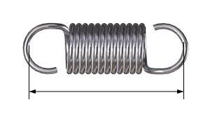 Extension Spring LE 018A 03 M, LE-024B-11M, LE-041D-02-M, LE105J02S. 3 Extension Spring LE-024B-11M